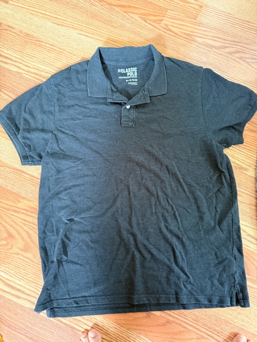Men's dark gray Short-Sleeve Polo Shirt